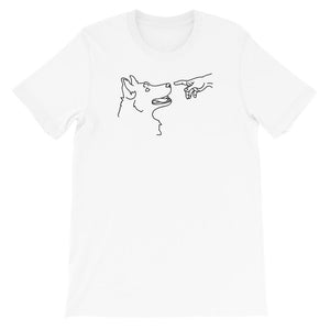 Agouti Siberian Husky Creation of Boop White Short Sleeve T-Shirt