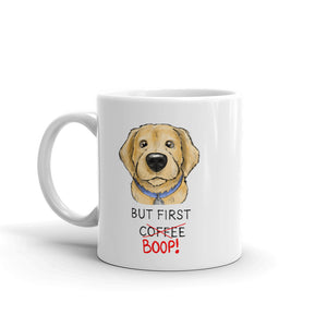 But First C̶o̶f̶f̶e̶e̶ Boop Mug (Golden Retriever Edition)