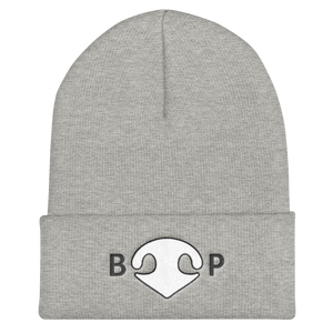 BOOP Logo Boop My Nose Snoot Grey Gray Beanie