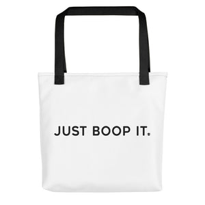 Just Boop It Dog Nose Period Tote Bag