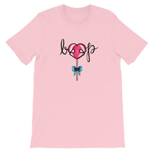 Load image into Gallery viewer, Dessert LolliBOOP BOOP Lollipop Heart Dog Nose Sweets Pink Short Sleeve Tee T-Shirt