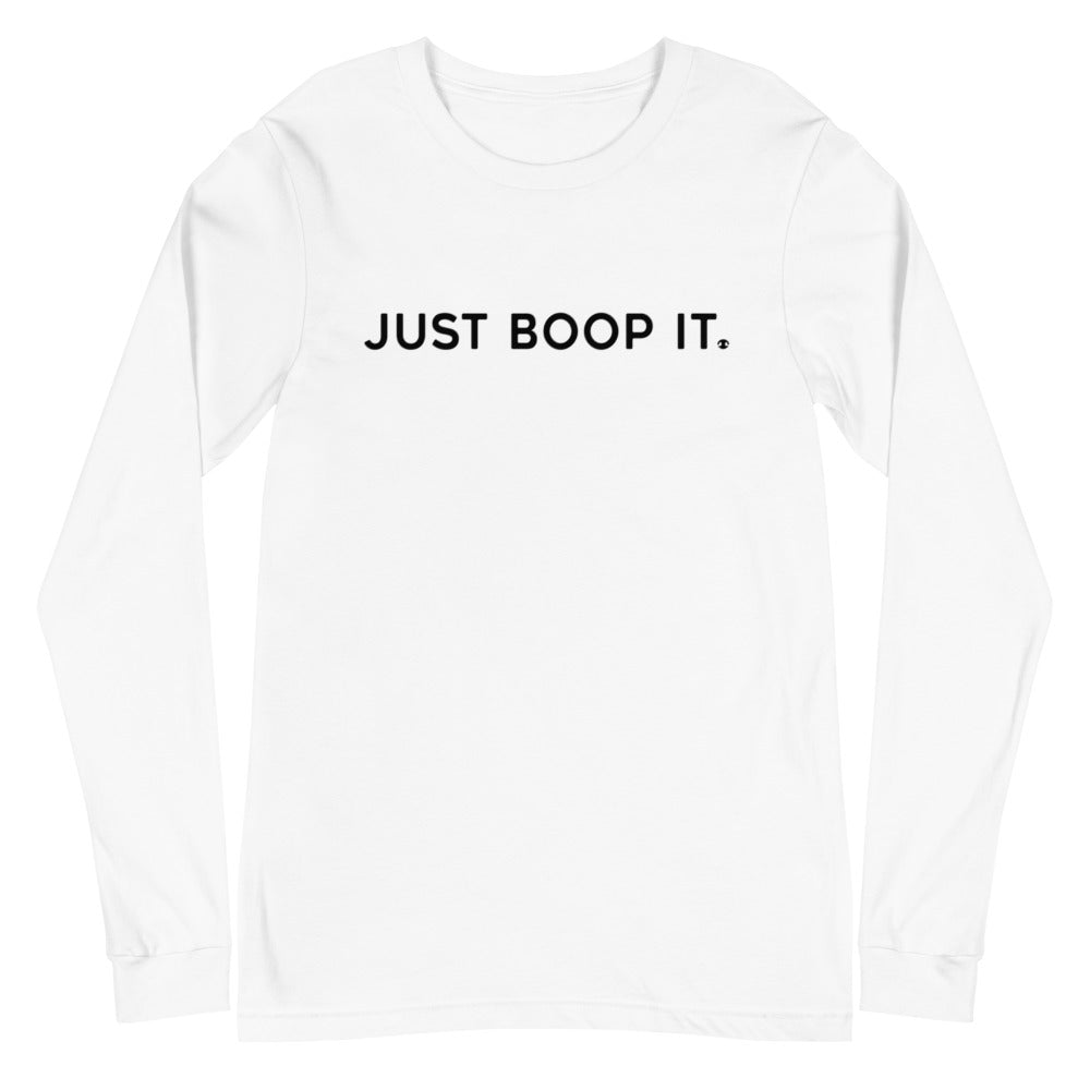 Just BOOP It Dog Nose Long Sleeve T-Shirt Tee
