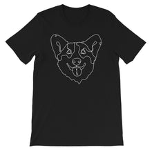 Load image into Gallery viewer, Corgi Continuous Line Boop Short Sleeve T-Shirt