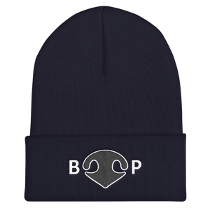BOOP Logo Boop My Nose Snoot Navy Beanie
