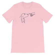 Load image into Gallery viewer, Cocker Spaniel Creation of Boop Pink Short Sleeve T-Shirt