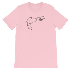 Cocker Spaniel Creation of Boop Pink Short Sleeve T-Shirt