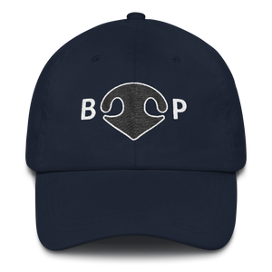 BOOP Logo Boop My Nose Snoot Navy Dad Hat